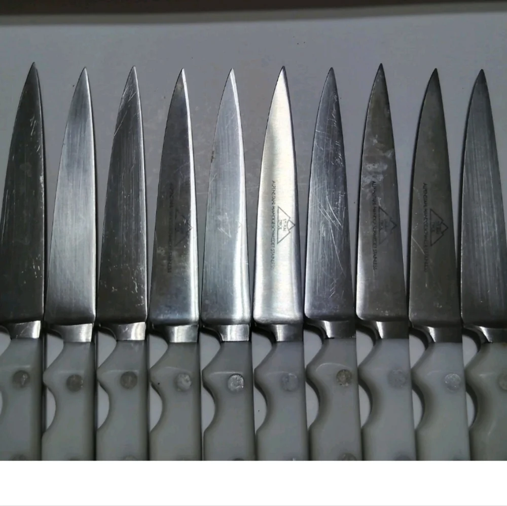 Vintage CP France ( Stubai ) Boxed Set Of 10* Steak Knives.
